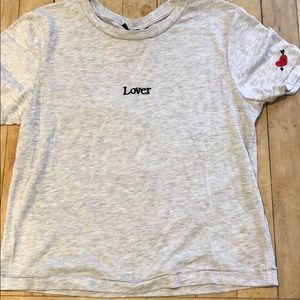 TOP SHOP embroidered t-shirt